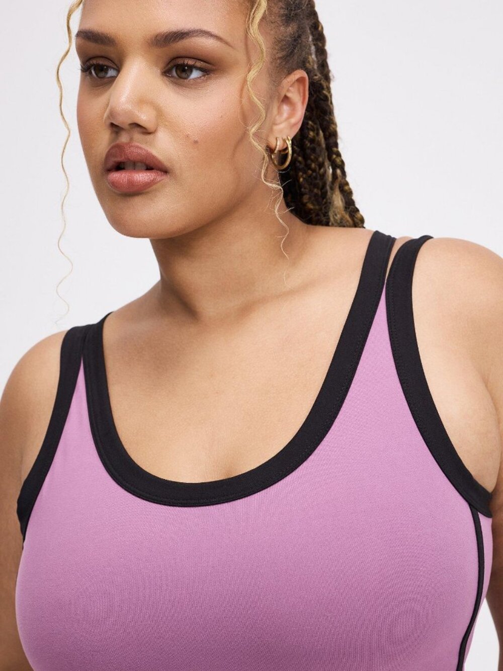 Torrid TRU Super Soft Performance Jersey Active Bra with Piping - Picture 3 of 7